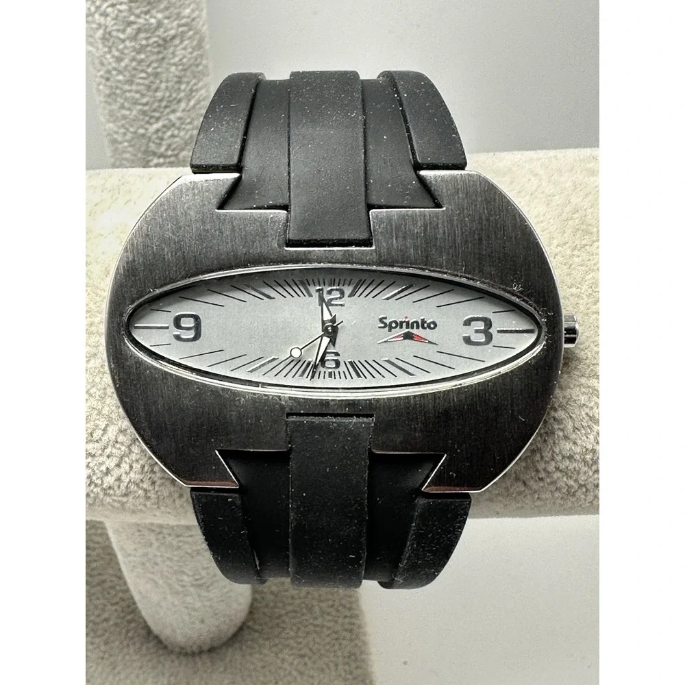 Sprinto Single Orbiter 2153 Mens Watch New Battery 54MM 8